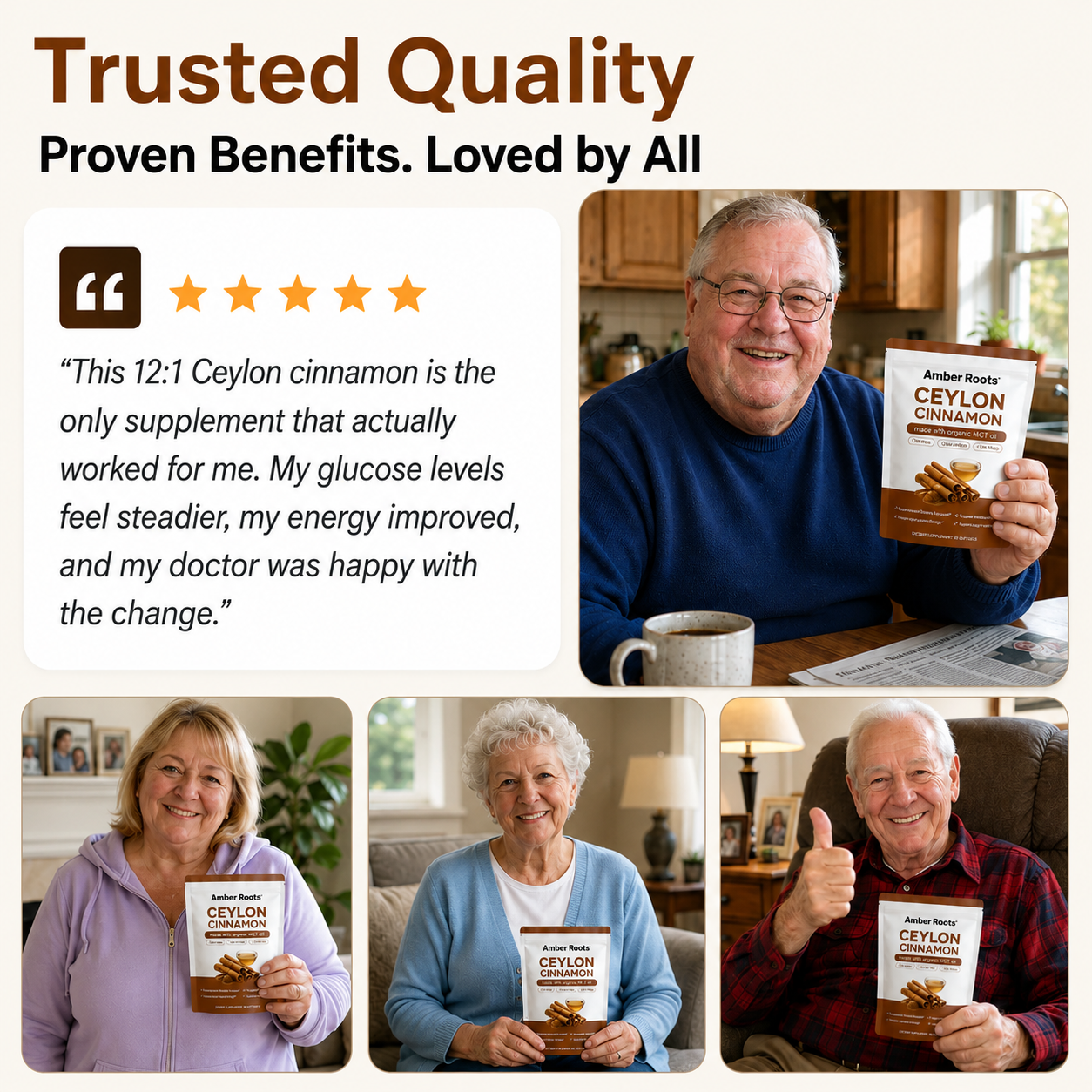Steady Blood Sugar Support in a Single Softgel — 7200mg Ceylon + MCT