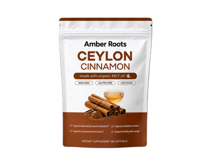 Steady Blood Sugar Support in a Single Softgel — 7200mg Ceylon + MCT