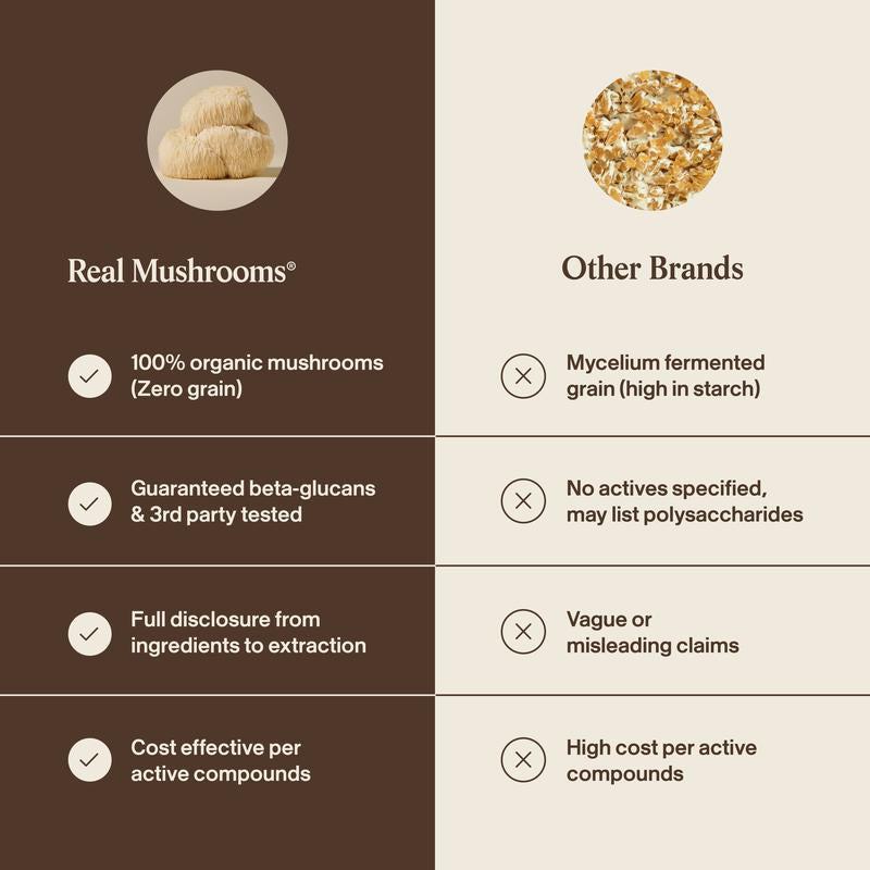 Sharper Memory, Clearer Focus — From 100% Organic Lion's Mane